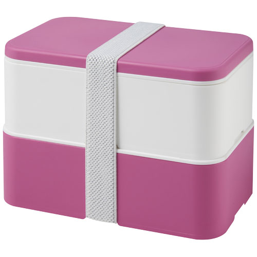 Lunch box promotionnelle 700ml MIYO Rose et Blanc